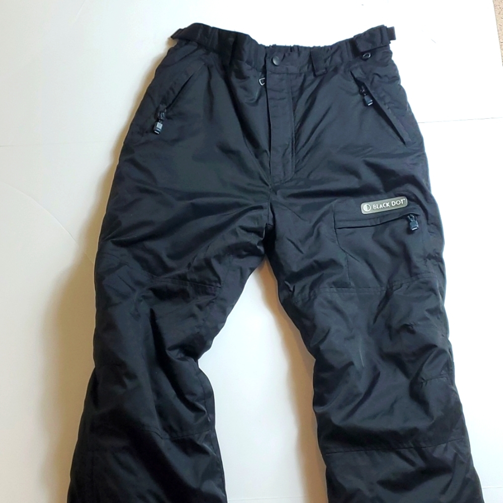Black Dot youth XL black snowpants